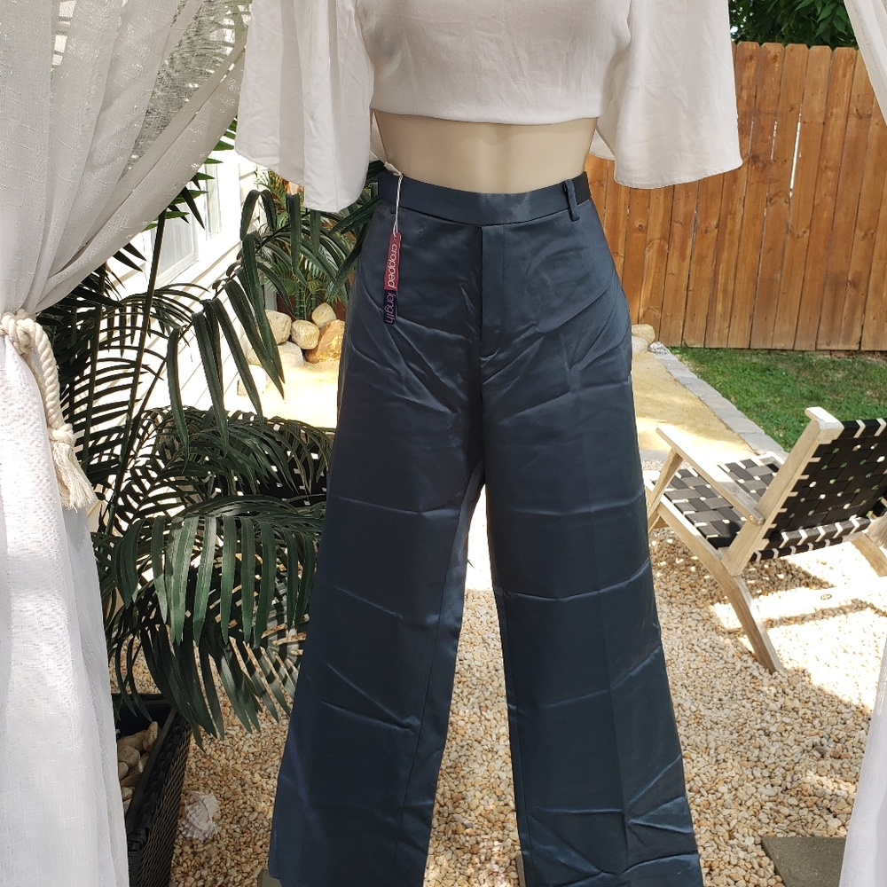 Deep slate blue pant